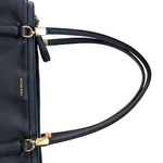 Coach Madison Saffiano Leather Christie Carryall Navy Tote