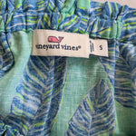 Vineyard Vines Palm Print Off the Shoulder Dress Size Small