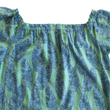 Vineyard Vines Palm Print Off the Shoulder Dress Size Small