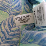 Vineyard Vines Palm Print Off the Shoulder Dress Size Small
