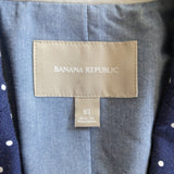 Banana Republic Polka Dot Blazer Size 10