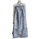 Ganni Silver Metallic Dress Size 34