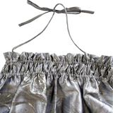 Ganni Silver Metallic Dress Size 34