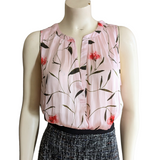 Banana Republic Sleeveless Floral Top Size Large