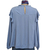 Grace & Karma Peasant Blouse Size Large