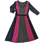 Boden Darcey Color Block Sweater Dress Size 8