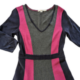 Boden Darcey Color Block Sweater Dress Size 8