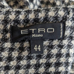 Etro Houndstooth Dress Size 44/8