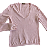 Loro Piana Cotton V Neck Sweater Size 42