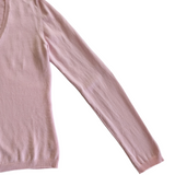Loro Piana Cotton V Neck Sweater Size 42