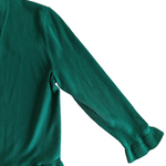Ann Taylor Green Open Cardigan Size 4P
