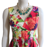 New Directions Fit and Flare Dress Size 2P