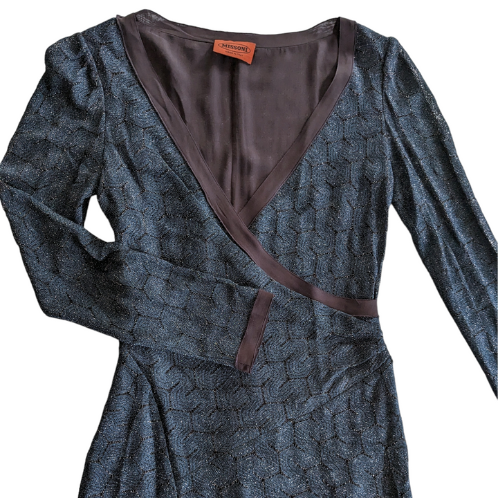 Missoni Navy Lace Dress Size Small