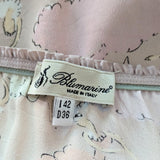 Blumarine Ballerina Print Skirt Size Small