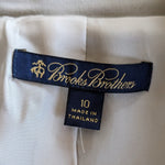 Brooks Brothers Khaki Short Trench Coat Size 10