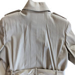 Brooks Brothers Khaki Short Trench Coat Size 10