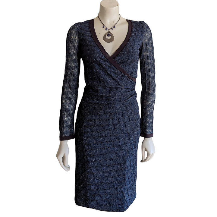 Missoni Navy Lace Dress Size Small