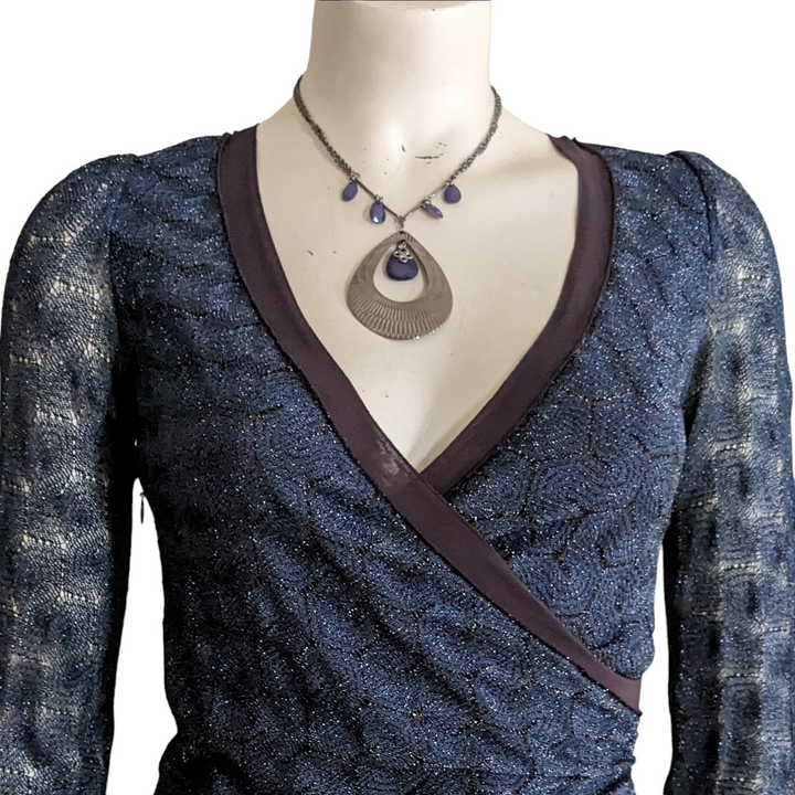 Missoni Navy Lace Dress Size Small