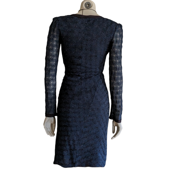 Missoni Navy Lace Dress Size Small