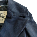 Burberry Wool and Cashmere Pea Coat Black Size 2/4