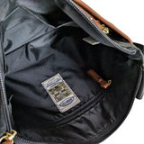 Bric's Nylon and Leather Messenger Crossbody Bag