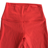 Lululemon Hi Rise Cropped Leggings Coral Size 4