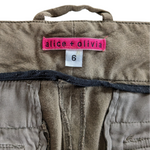 Alice + Olivia Cropped Cargo Pants Size 6