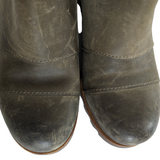 Sorel Joan of Arctic Wedge Chelsea Boot Olive Size 7.5