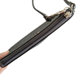 Coach Silver Metallic Leather Wristlet
