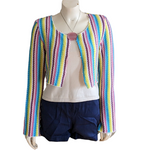 Fashion Nova Liliana Stripe Sweater Size XL