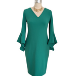 Calvin Klein Green Dress Size 8