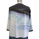 Diane von Furstenberg Marcy Silk Top Size 12