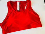 Fablethics Red Sports Bra Size XL