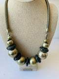 Chunky Ball Statement Necklace Vintage