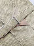 BCBGeneration Textured Tan Clutch Handbag