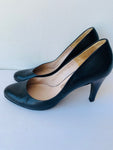 Ferragamo Black Leather Classic Pumps Size 9.5