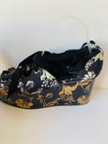 Erdem Wren Floral Jacquaer Lace Up Platform Sandals Size 40