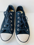 Converse All Star Blue Suede Low Tops Size 6
