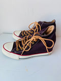 Converse All Star Burgundy Wedge Sneaker Size 6.5