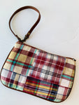 J. Crew Plaid Fabric Wristlet