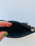 Coach Black Canvas C Wristlet