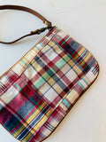 J. Crew Plaid Fabric Wristlet