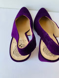Vince Camuto Tashminta Puorple Suede Slingback Size 6.5