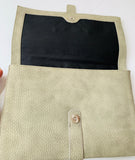BCBGeneration Textured Tan Clutch Handbag