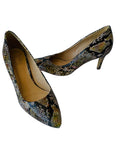 Naturalizer Faux Snakeskin Leather Pumps Size 7.5
