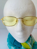 Vintage Yellow Tinted Sunglasses