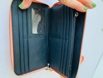 Steve Madden Orange Zippy Wristlet NWT