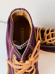 Converse All Star Burgundy Wedge Sneaker Size 6.5