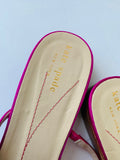 Kate Spade Hot Pink Satin Rhinestone Sandals Size 10