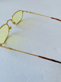 Vintage Yellow Tinted Sunglasses